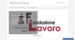 Desktop Screenshot of consulentedellavoro.com